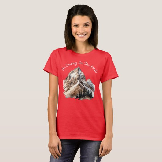 Wees sterk in de Heer! T-shirt (Voorkant volledig)