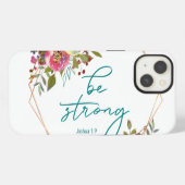 Wees Sterk iPhone Hoesje (Achterkant horizontaal)