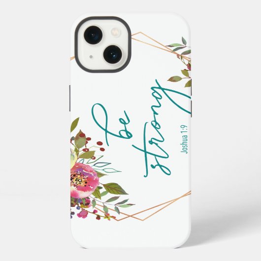 Wees Sterk iPhone Hoesje (Achterkant)