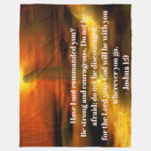 WEES STERK Jozua: 1.9 #2 Fleece Deken (Voorkant)