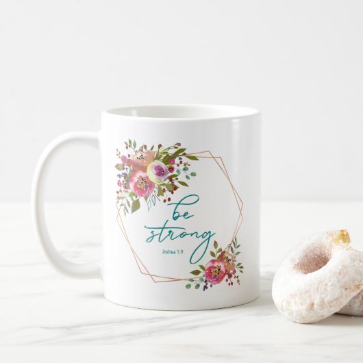 Wees Sterk Koffiemok (Met donut)