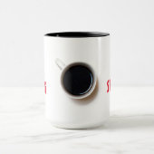 Wees sterk met koffie positieve affirmatie mok (Midden)