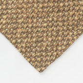 Wees sterk moedig Christelijk Bijbel Verse Lion Fleece Deken (Hoek)