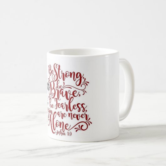 Wees sterk mok (Voorkant rechts)