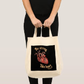 Wees sterk, neem hartsvrouwen tote bag (Voorkant (product))
