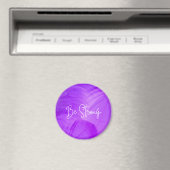 Wees sterk paarse friemmagneet magneet (Insitu (Vaatwasser))