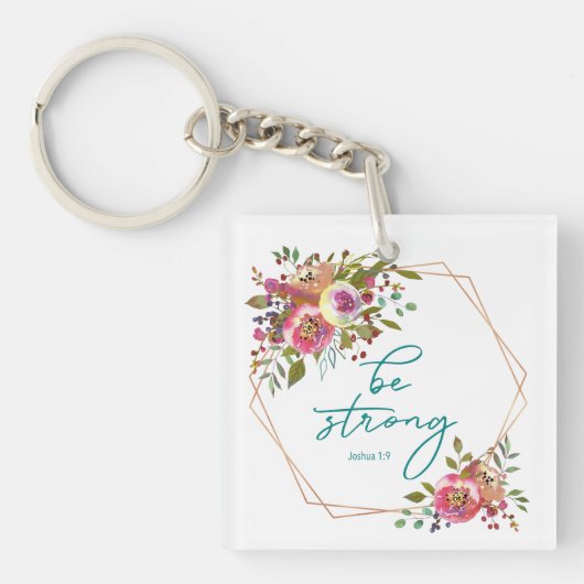 Wees Sterk Sleutelhanger (Voorkant)