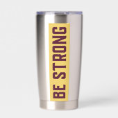 WEES STERK Thermal Tumbler Geïsoleerde Drinkbeker (Voorkant)