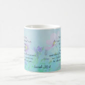 Wees sterk, vrees niet, Saiah 35:4 Koffiemok (Center)