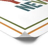 Wees Sterk Wees Dapper Wees Onbevreesd Je Bent Noo Poster (Hoek)