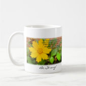 Wees sterk! Wees moedig! Deuteronomie 31:6 Koffiemok (Links)