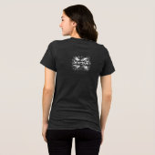 Wees sterk - Wees moedig Tri-Blend Shirt (Achterkant volledig)