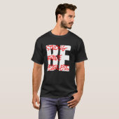 Wees sterk, wees moedig, wees onbevreesd t-shirt (Voorkant volledig)