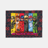 Wees sterk, wees moedig, wees wonderbaarlijk fleece deken (Voorkant (Horizontaal))