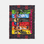 Wees sterk, wees moedig, wees wonderbaarlijk fleece deken (Voorkant)