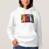 Wees sterk, wees moedig, wees wonderbaarlijk hoodie (Voorkant)