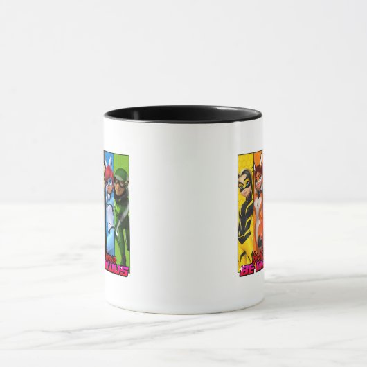 Wees sterk, wees moedig, wees wonderbaarlijk mok (Midden)