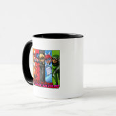 Wees sterk, wees moedig, wees wonderbaarlijk mok (Voorkant links)