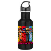 Wees sterk, wees moedig, wees wonderbaarlijk waterfles  (Voorkant)