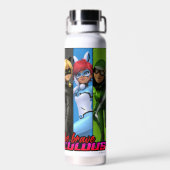 Wees sterk, wees moedig, wees wonderbaarlijk waterfles (Achterkant)