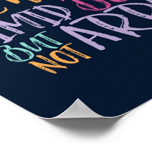 Wees sterk, wees nederig, Inspirerend prijsopgave Poster (Hoek)