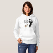 Wees sterk, wees onbevreesd, wees mooi hoodie (Voorkant volledig)