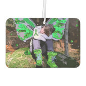 "Wees sterk" ziekte van Lyme Warrior auto luchtver Luchtverfrisser (Achterkant)