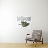 Wees sterk zoals boomkunst en gedicht wandkleed (In Situ (horizontaal))