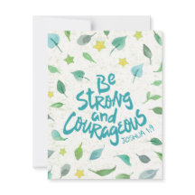 Wees sterke en moedige Briefkaarten