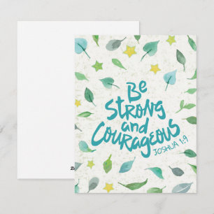 Wees sterke en moedige Briefkaarten