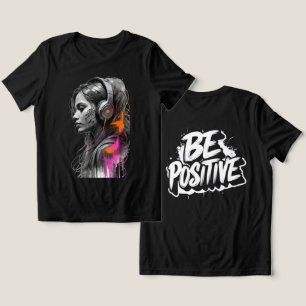 "Wees sterke vrouwen Tshirts inspirerend zwart mot