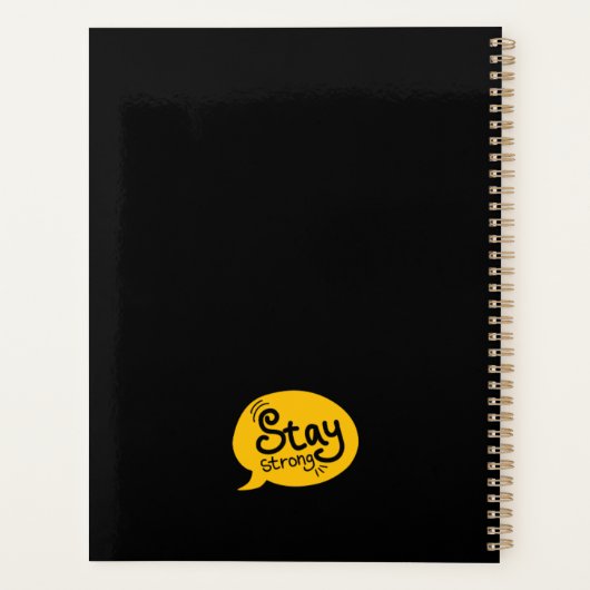Wees Sterker Creative Calendar Planner Notitieboek (Achterkant)