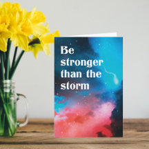 Wees Sterker dan de Storm Aanmoediging