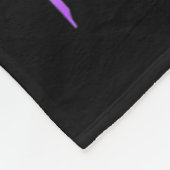 Wees sterker dan het Storm fibromyalgie bewustzijn Fleece Deken (Hoek)