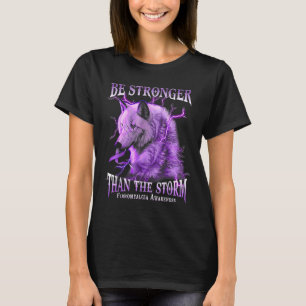 Wees sterker dan het Storm fibromyalgie bewustzijn T-shirt