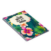 Wees sterker dan je excuses Motivatie citaat Notitieboek (Rechterzijde)