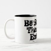 Wees sterker dan je smoesgelige script tweekleurige koffiemok (Links)