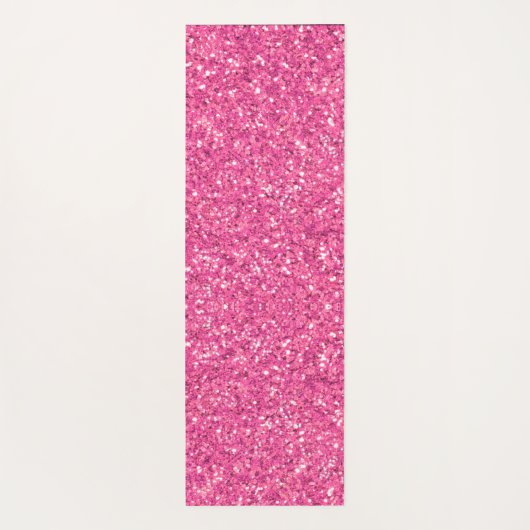 Wees sterker dan uw excuses roze sequenties yogamat (Achterkant)