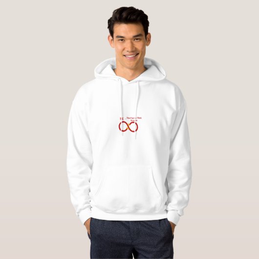 Wees sterker Infinity Design Hoodie (Voorkant volledig)