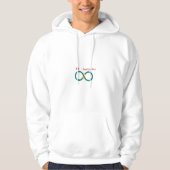 Wees sterker Infinity Design Hoodie (Voorkant)