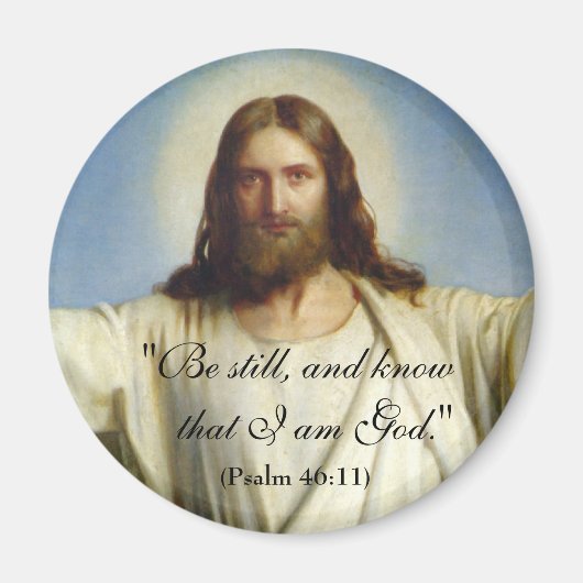 "Wees stil" aangepaste magneet (Voorkant)