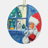 Wees stil als muis keramisch ornament (Links)