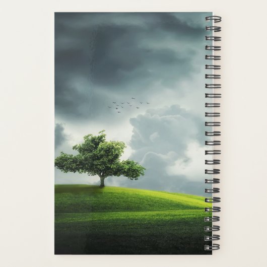 'Wees stil' Bijbelcitaat 5.5 x 8.5 Planner (Achterkant)