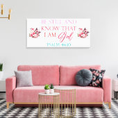Wees stil - Canvas (glans) Afdruk (Insitu (Woonkamer))