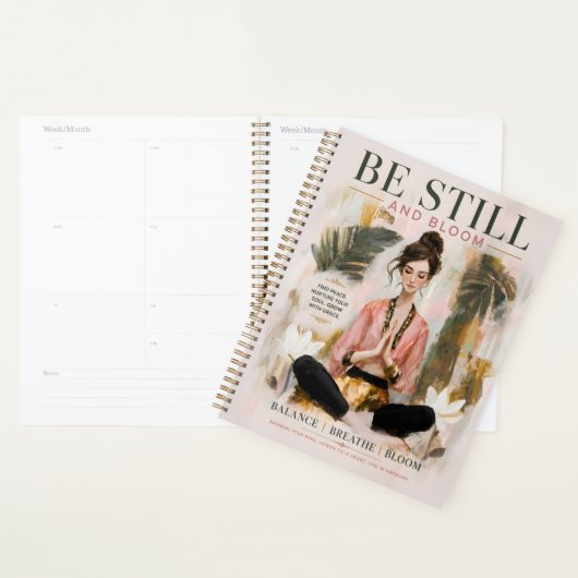 Wees Stil En Bloei Planner (Display)