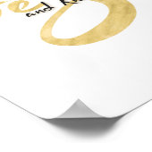 Wees stil en ken Art Print (Hoek)