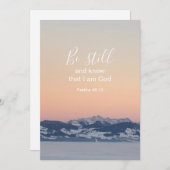 Wees stil en ken de aangepaste fotosjabloon van de feestdagenkaart (Voorkant / Achterkant)