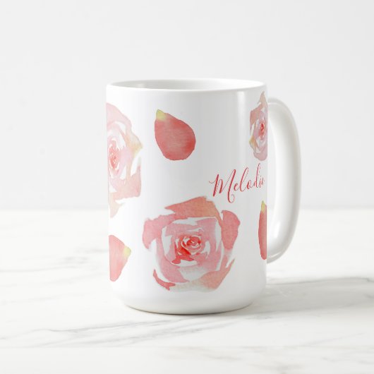 Wees stil en ken de gepersonaliseerde gave van de  koffiemok (Voorkant rechts)