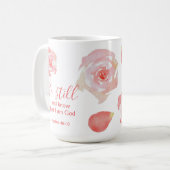 Wees stil en ken de gepersonaliseerde gave van de koffiemok (Voorkant links)