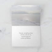 Wees stil en ken God Bijbelse Verse, Kerstmis Feestdagen Kaart (Binnen)